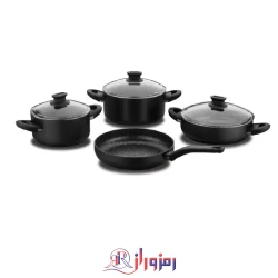 سرویس قابلمه 7 پارچه گرانیتی کرکماز A2887 (اصلی) مدل لینا